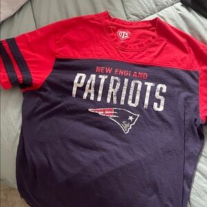 New England Patriots Red and Blue T-Shirt